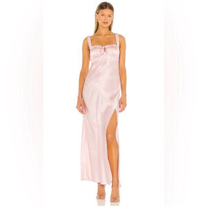 Nicholas Nina Silk Maxi Sexy Slip Dress